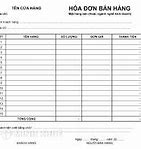 Hóa Đơn Bán Hàng Bằng Tiếng Anh