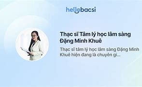 Thạc Sĩ Tâm Lý Học Lâm Sàng