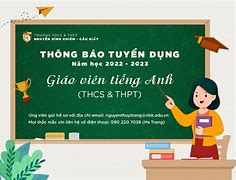 Tuyển Giáo Viên Tiếng Anh Thủ Dầu Một